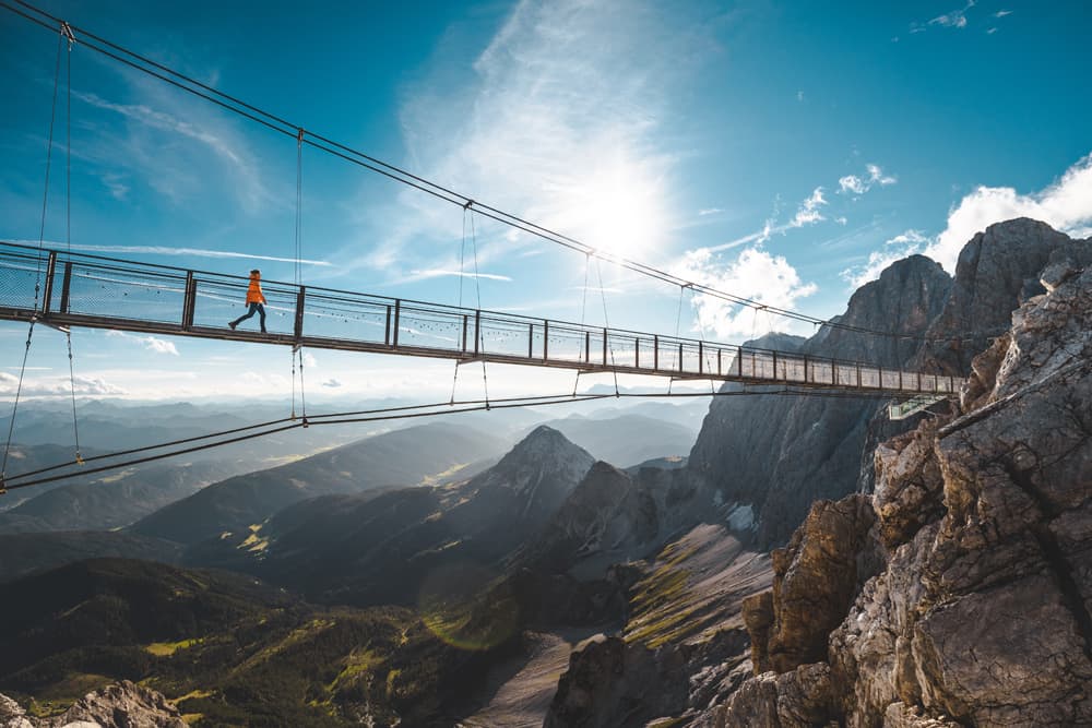 Hängebrücke am Dachstein