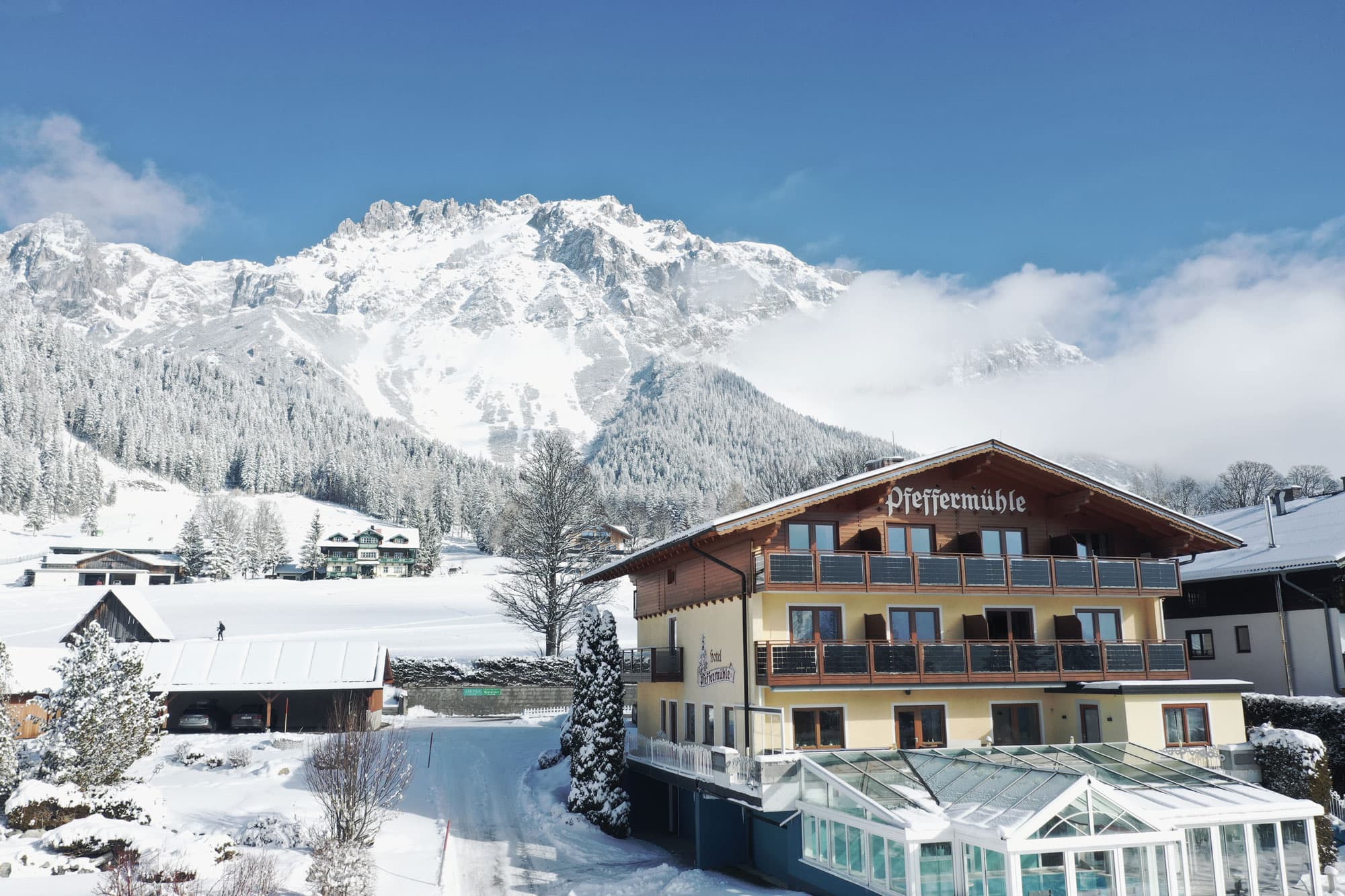 Bild von der Pfeffermühle im Winter