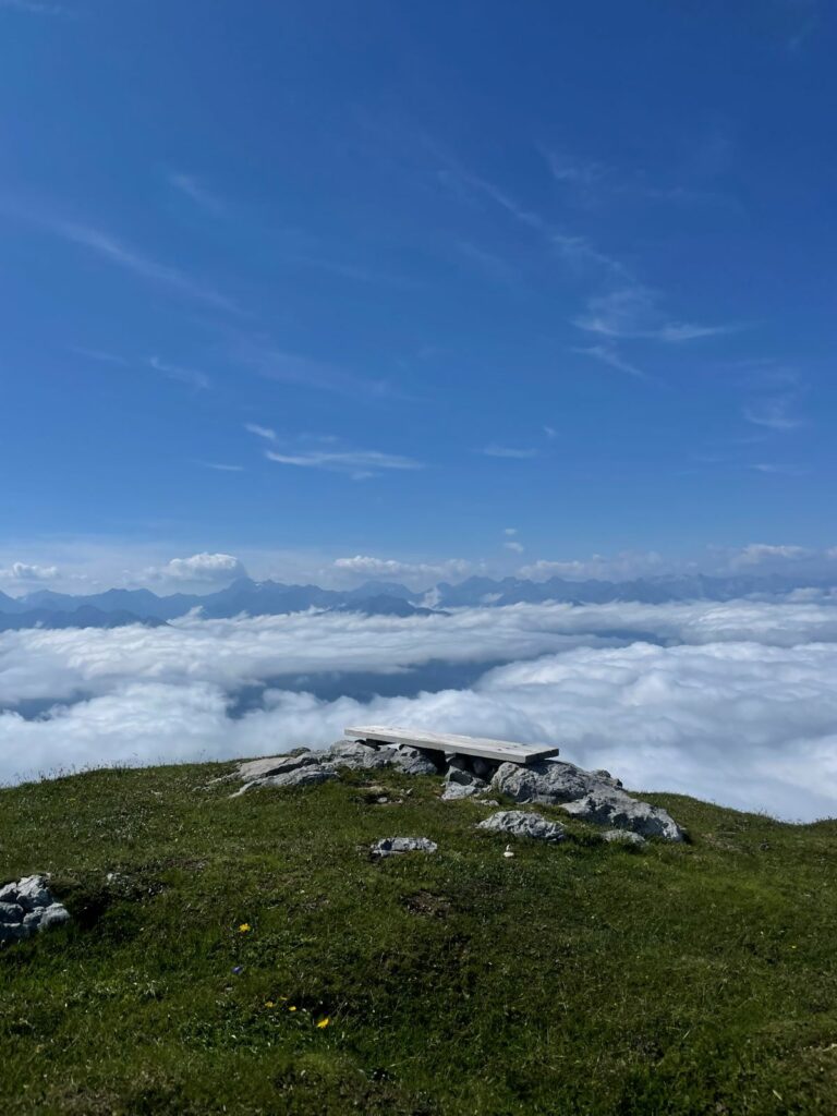 Am Gipfel vom Sinabell