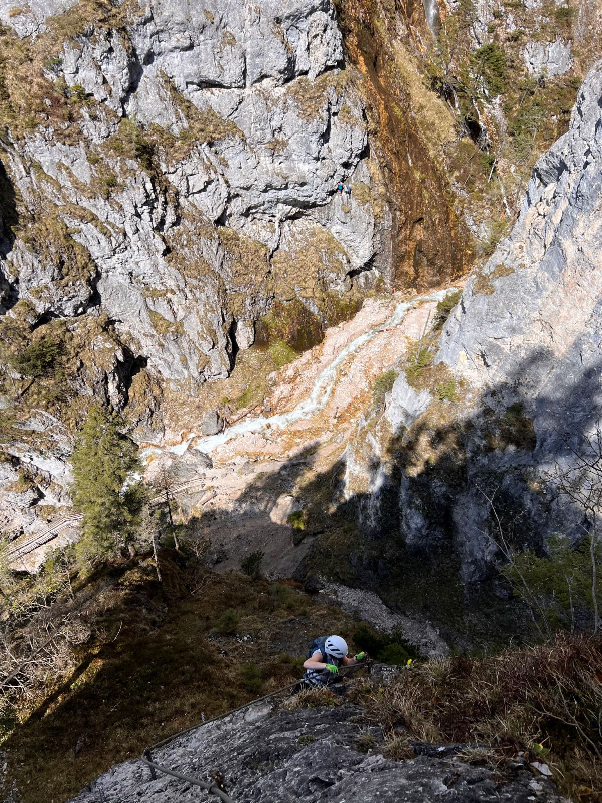 im klettersteig