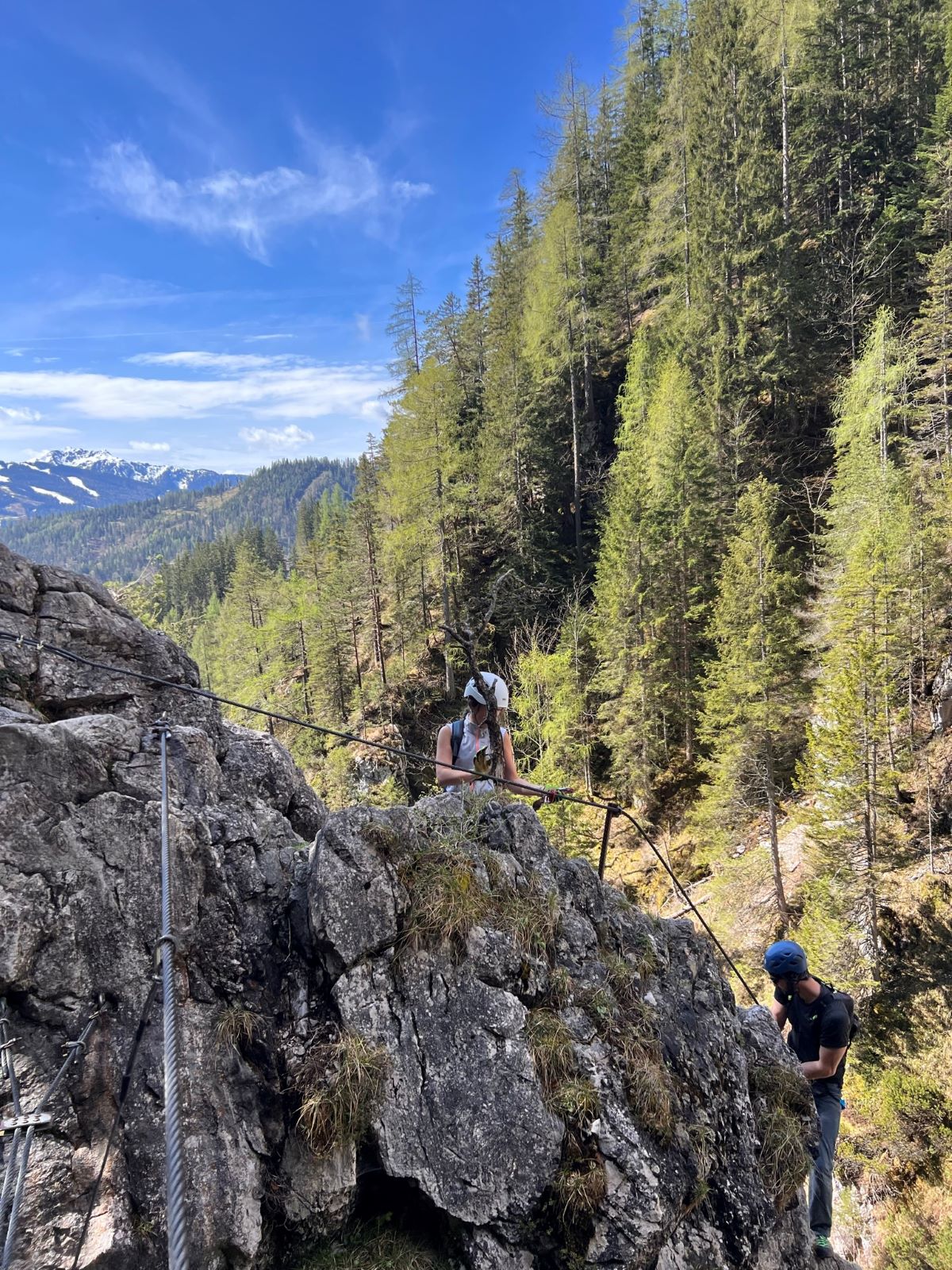 im klettersteig